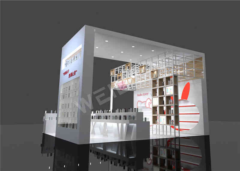  廣州展臺設計搭建艾可思小商品博覽會廣州展會設計搭建