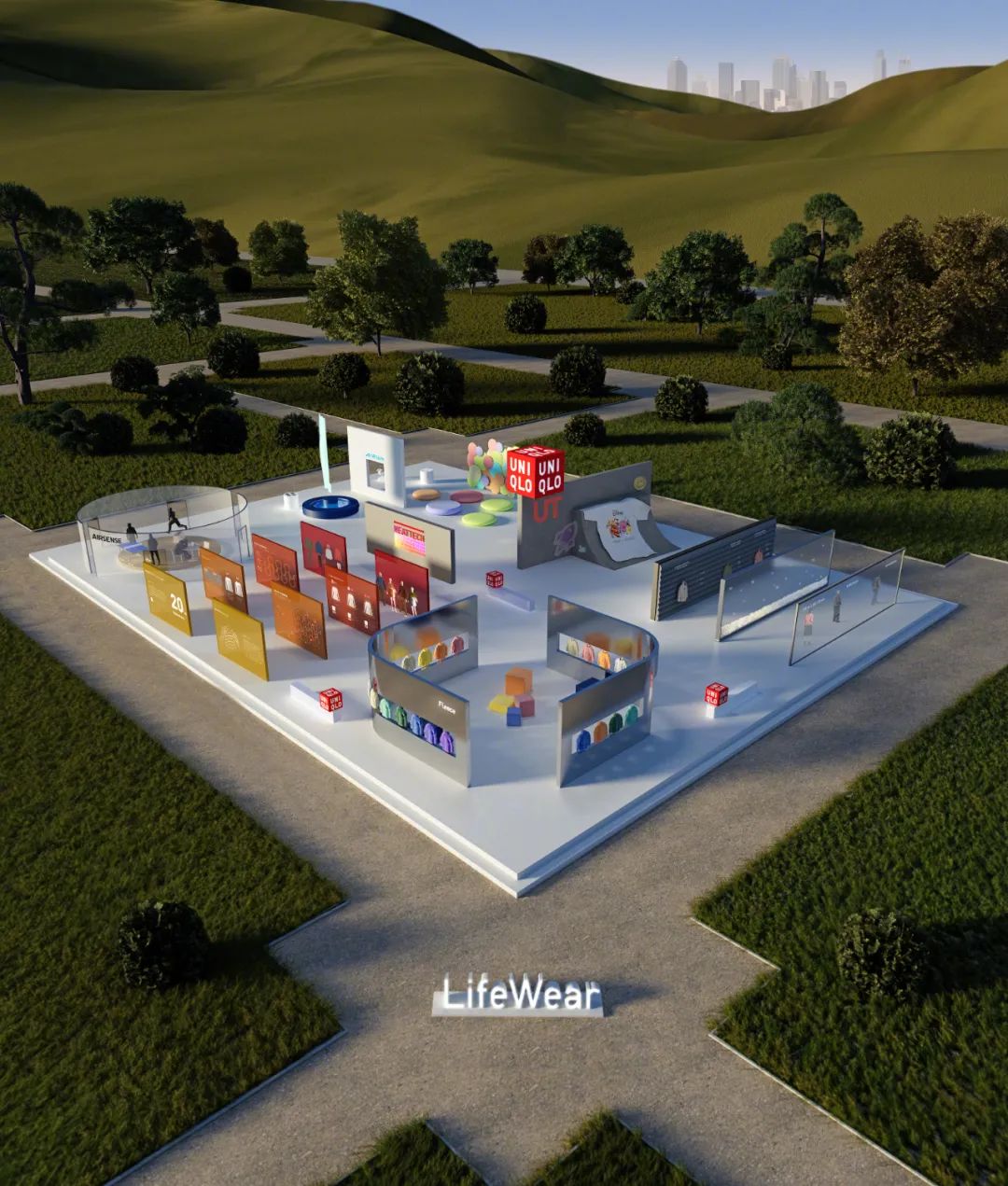 杭州展會(huì)設(shè)計(jì)搭建公司領(lǐng)你看2023進(jìn)博會(huì)最具有創(chuàng)意00家企業(yè)展臺(tái)（優(yōu)衣庫展臺(tái)）5